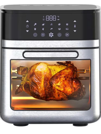 Electric 30L 25L Ovens hot air fryer 1700W Digital LCD touch control Air Fryer Big Capacity 12L 15L Oil Free Air Fryer oven